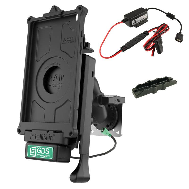 GDS® Locking Vehicle Dock Bundle for Samsung Tab A 8.0 (2019) - RAM-GDS-101LB-OMT2-SAM55-V7B1U - OC Mounts