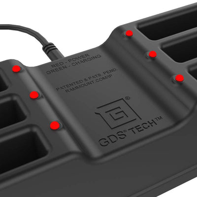 GDS® 6-Port Desktop Charger for Phones with IntelliSkin® - RAM-GDS-DOCK-6G9PU - OC Mounts