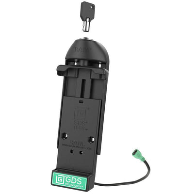 GDS® Locking Vehicle Phone Dock with mUSB for IntelliSkin® - RAM-GDS-DOCKL-V3U - OC Mounts