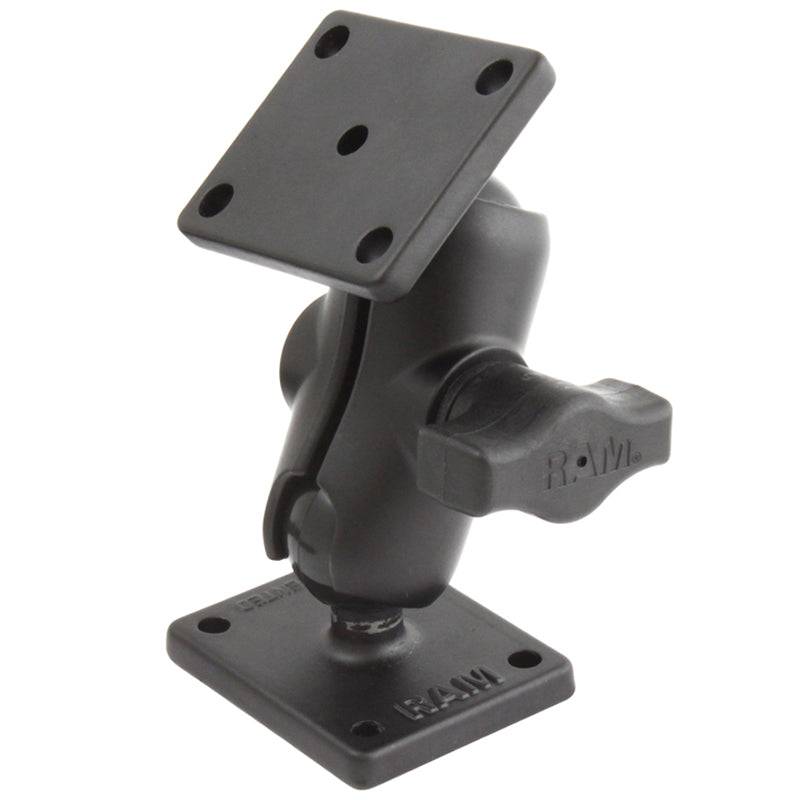 RAM® Drill-Down Double Ball Mount with Rectangle AMPS Plates - RAM-B-141U-A - OC Mounts