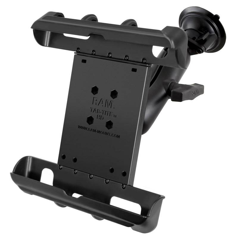 RAM® Tab-Tite™ Large Tablet Mount with RAM® Twist-Lock™ Suction Cup - RAM-166-TAB17U - OC Mounts