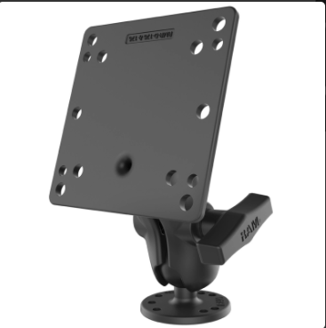 RAM® Double Ball Mount with 100x100mm VESA Plate - RAM-101U-B-246 - OC Mounts