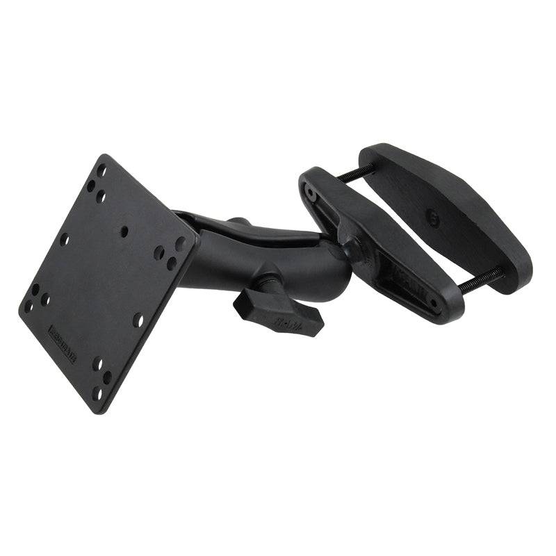 RAM® 5" Square Post Clamp Mount with 100x100mm VESA Plate - RAM-246-247U-5 - OC Mounts