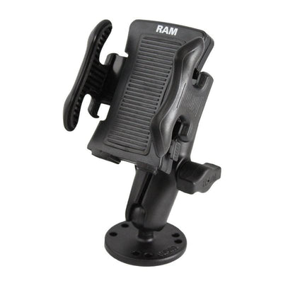 RAM® Drill-Down Mount with Spring-Loaded Phone Holder - RAM-B-138-UN5U - OC Mounts