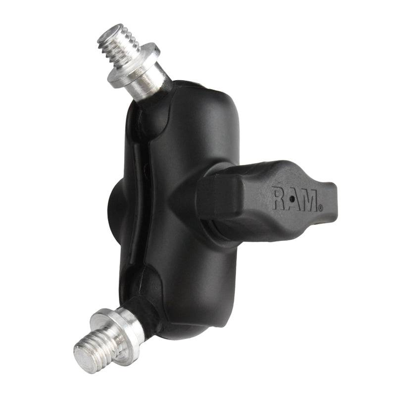 RAM® Double Ball Mount with Two 3/8"-16 Threaded Studs - RAM-B-103-236U-A - OC Mounts