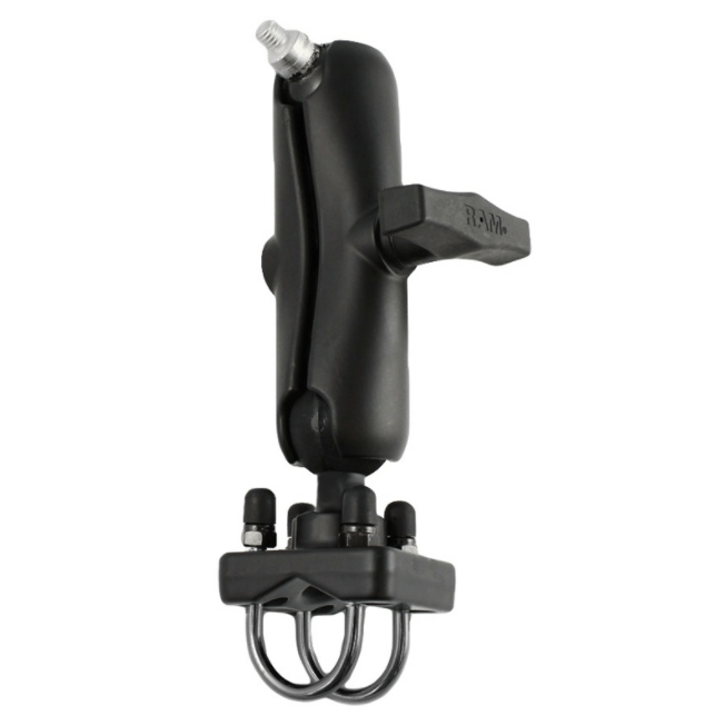 RAM® Double U-Bolt Mount with 3/8"-16 Threaded Stud - RAM-101U-TB2 - OC Mounts