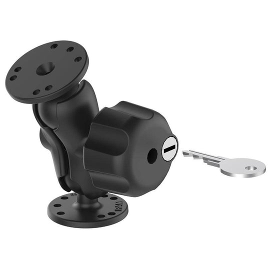 RAM® Double Ball Mount with Key Lock Knob - RAM-101U-BL