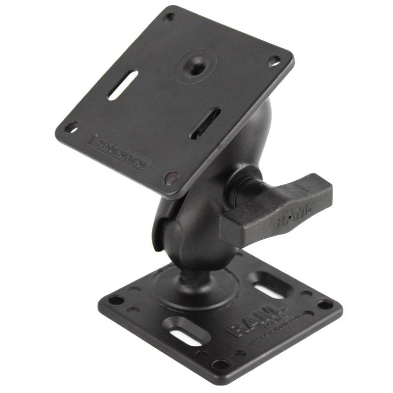 RAM® Double 75x75mm VESA Mount - RAM-102U-B-2461 - OC Mounts