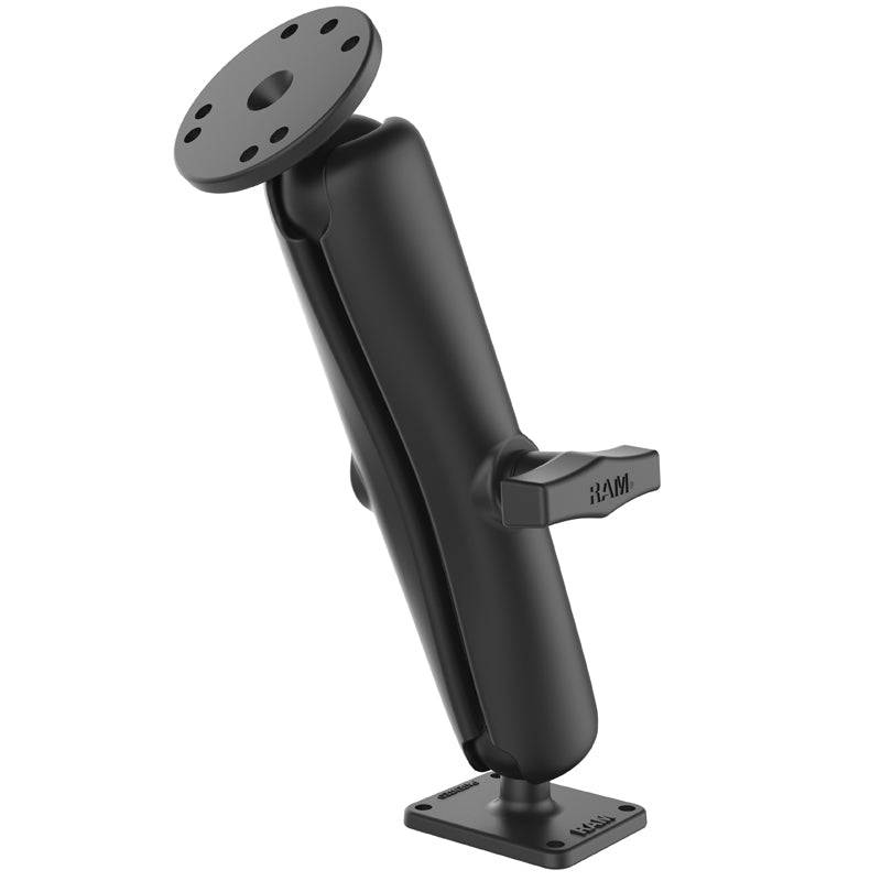 RAM® Double Ball Mount with Round & Rectangular Plates - RAM-101U-D-DEN1 - OC Mounts