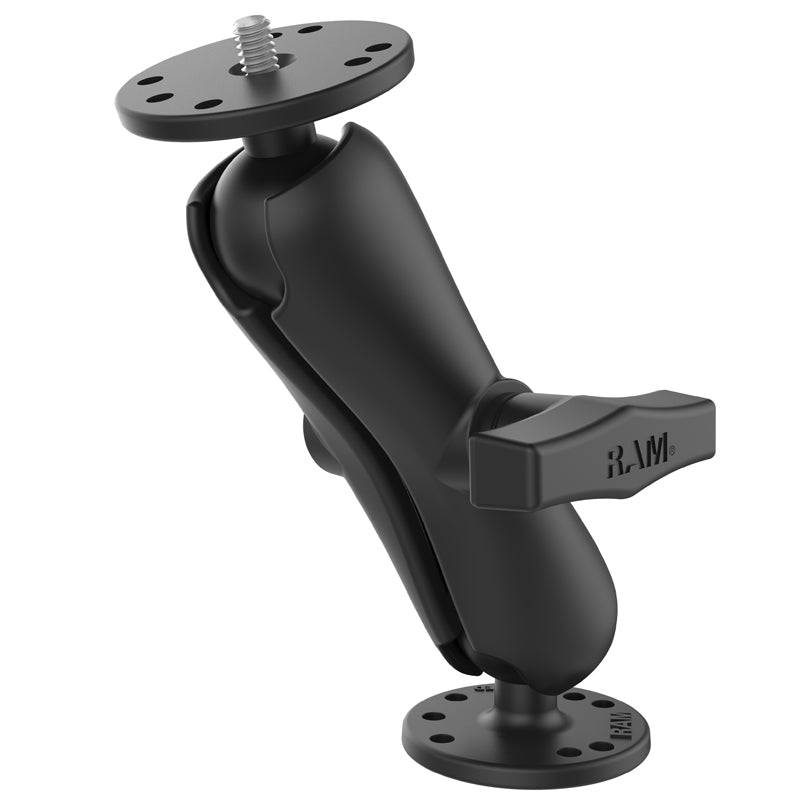 RAM® Double Ball Mount with 1/4"-20 Male Thread - RAM-101AU - OC Mounts