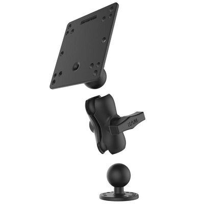 RAM® Double Ball Mount with 100x100mm VESA Plate - RAM-101U-B-246 - OC Mounts