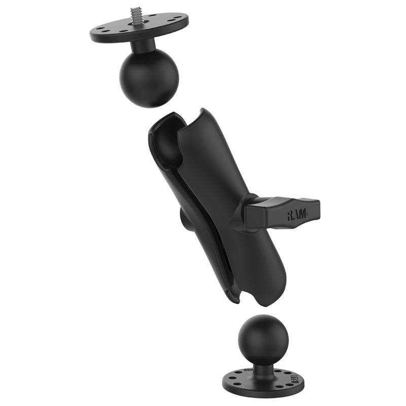 RAM® Double Ball Mount with 1/4"-20 Male Thread - RAM-101AU - OC Mounts