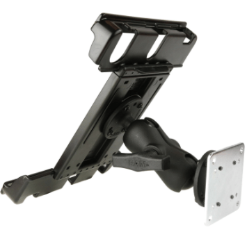 RAM® Dashboard Mount with Backing Plate for 9"-10.5" Tablets with Cases - RAM-101B-TAB20U - OC Mounts