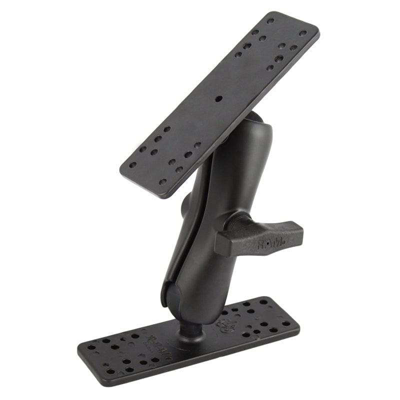 RAM® Double Ball Mount with Two Marine Electronic Plates - RAM-133AU - OC Mounts