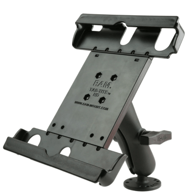 RAM® Tab-Tite™ 9"-10.5" Tablet Holder with Flat Surface Mount - RAM-138-TAB20U - OC Mounts