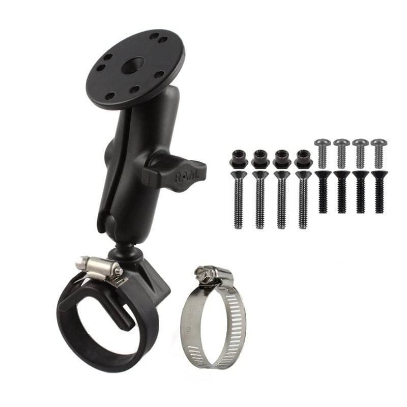 RAM® Strap Hose Clamp Mount with Hardware for Garmin GPSMAP + More - RAM-B-108-G1 - OC Mounts