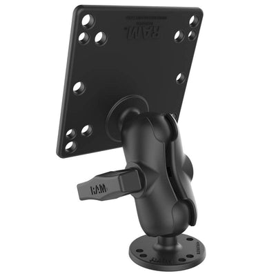 RAM® Double Ball Mount with 100x100mm VESA Plate - RAM-101U-B-246 - OC Mounts