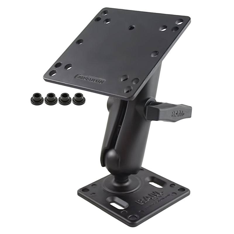 RAM® Double Ball Mount with 75x75mm VESA Plate and 100x100mm VESA Plate