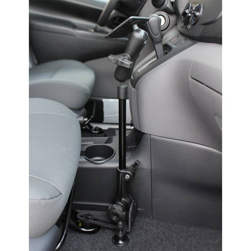 RAM® Pod HD™ Vehicle Mount with 12" Aluminum Rod and 75x75mm VESA Plate - RAM-316-HD-2461U - OC Mounts