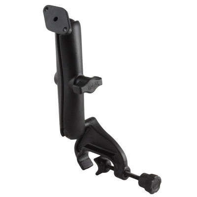 RAM® Double Ball Yoke Clamp Mount with Diamond Plate - RAM-B-121-C-238U - OC Mounts