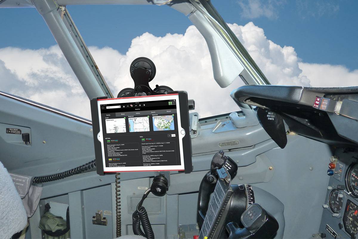 RAM® Tab-Tite™ with RAM® Twist-Lock™ Triple Suction for 9"-10.5" Tablets - RAM-333-224-1-ALA1-TAB20U - OC Mounts