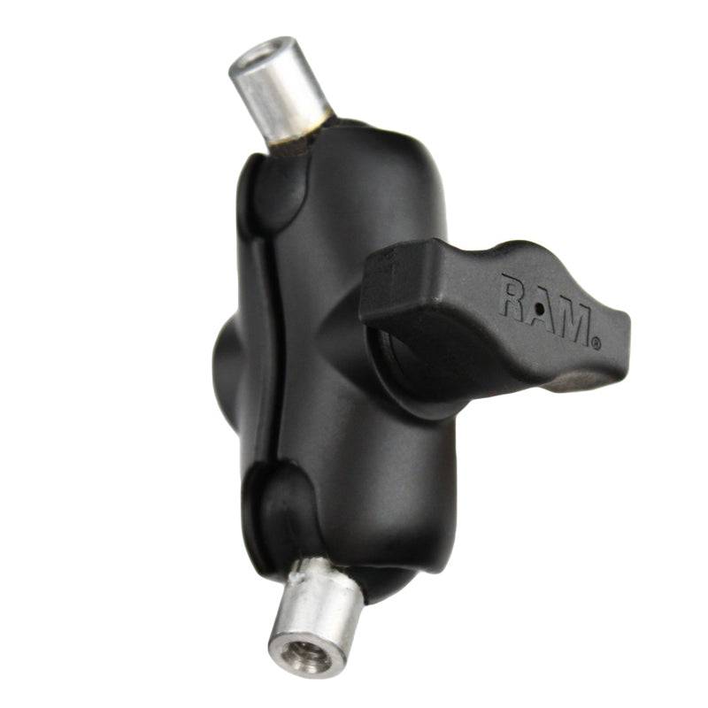 RAM® Double Ball Mount with Two 1/4"-20 Female Threaded Adapters - RAM-B-101U-A-AAR1 - OC Mounts