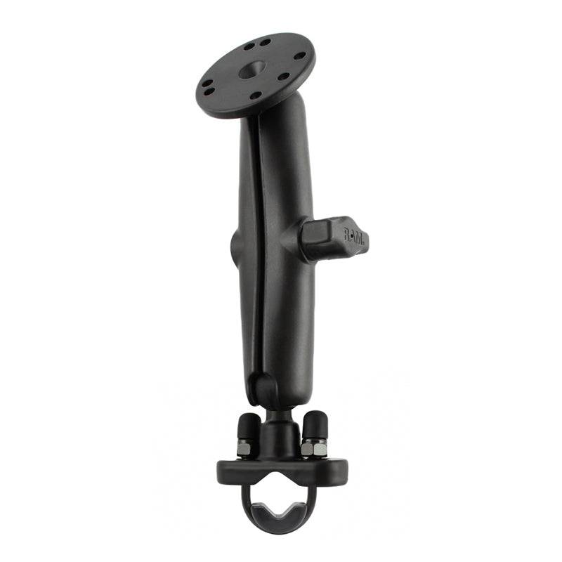 RAM® Handlebar U-Bolt Double Ball Mount with Round Plate - RAM-B-101-C-231ZU - OC Mounts
