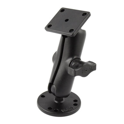 RAM® Drill-Down Double Ball Mount with Rectangle AMPS Plate - RAM-B-139U - OC Mounts