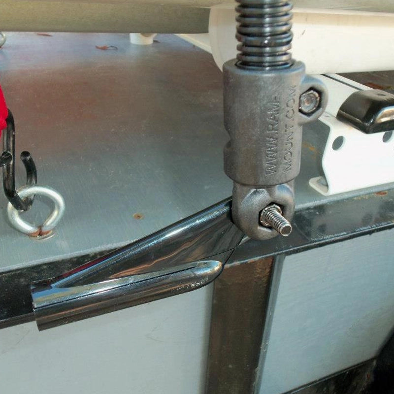 RAM® Transducer Mount with 18" Aluminum Rod and 2" x 2.5" Base - RAM-B-316-18-TRA1-202-225 - OC Mounts