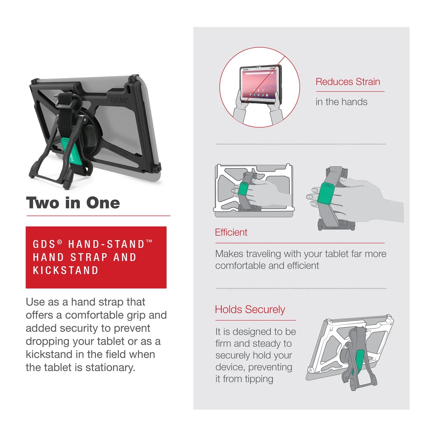 GDS® Hand-Stand™ for Panasonic FZ-A3 - RAM-GDS-HS1-PAN16U