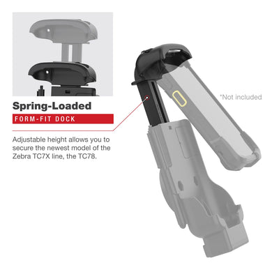 RAM® Key-Locking Form-Fit Holder for Zebra TC73 & TC78 - RAM-HOL-ZE17L-NP-1U