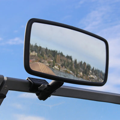 RAM® Glare Shield Clamp Mount with Rear View Mirror - RAM-B-126