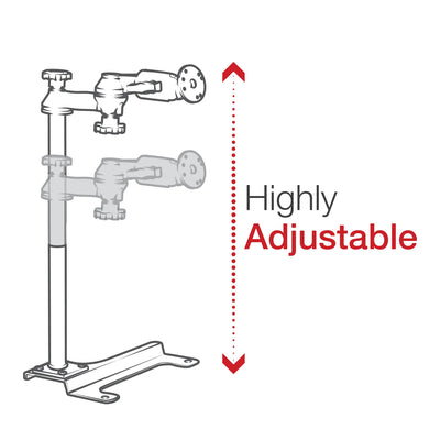 RAM® No-Drill™ Laptop Mount for '20-24 Ford Police Interceptor Utility - RAM-VB-206-SW1
