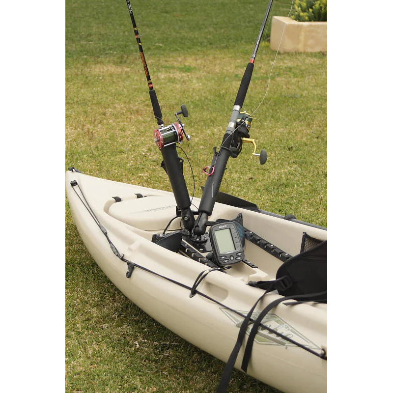 RAM® Tube™ Rod Holder with Round Plate for Salt Water Use - RAP-119SW