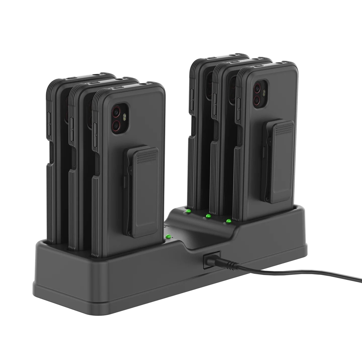 RAM® 6-Port Charging Dock for Samsung XCover6 Pro With Factory Case - RAM-DOCK-6G-SAM84CPU