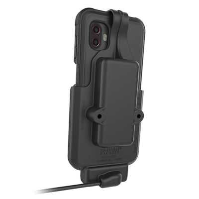 RAM® EZ-Roll'r™ Powered Dock for Samsung XCover6 Pro With Factory Case - RAM-HOL-SAM84CPU