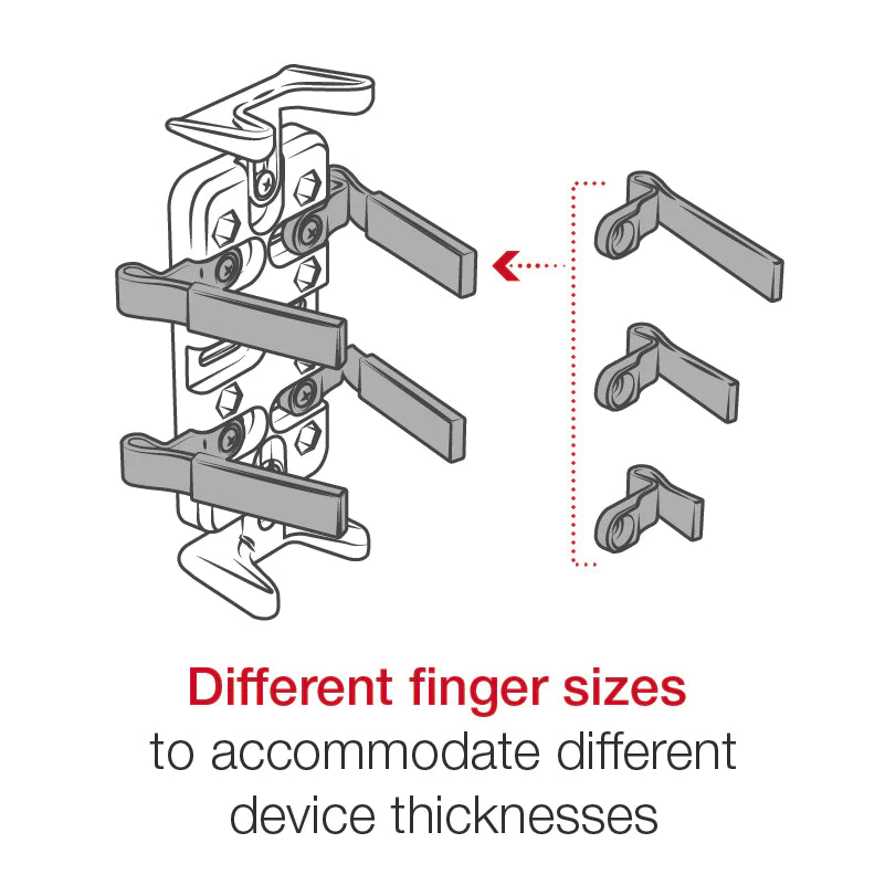 RAM® Finger-Grip™ Universal Holder with Leg Mount - RAP-B-139-UN4-BM-L1