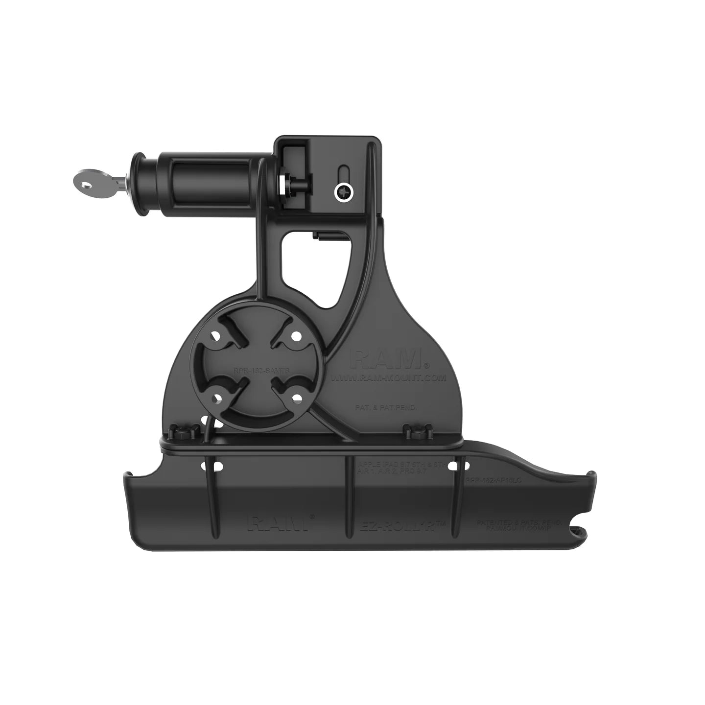 RAM® EZ-Roll'r™ Keyed Locking Holder for iPad 6th Gen, Air 2 + More - RAM-HOL-AP15KLU