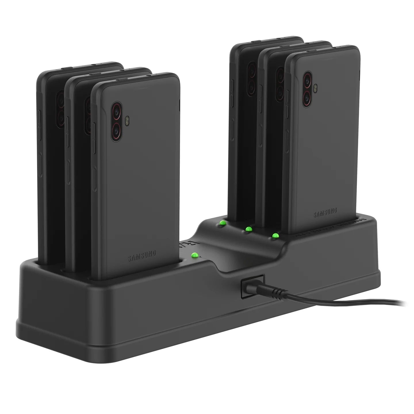 RAM® 6-Port Charging Dock for Samsung XCover6 Pro Without Case - RAM-DOCK-6G-SAM84PU