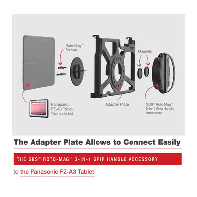 GDS® Roto-Mag™ 3-in-1 Accessory for Panasonic FZ-A3 - RAM-GDS-ROTO2-PAN16U