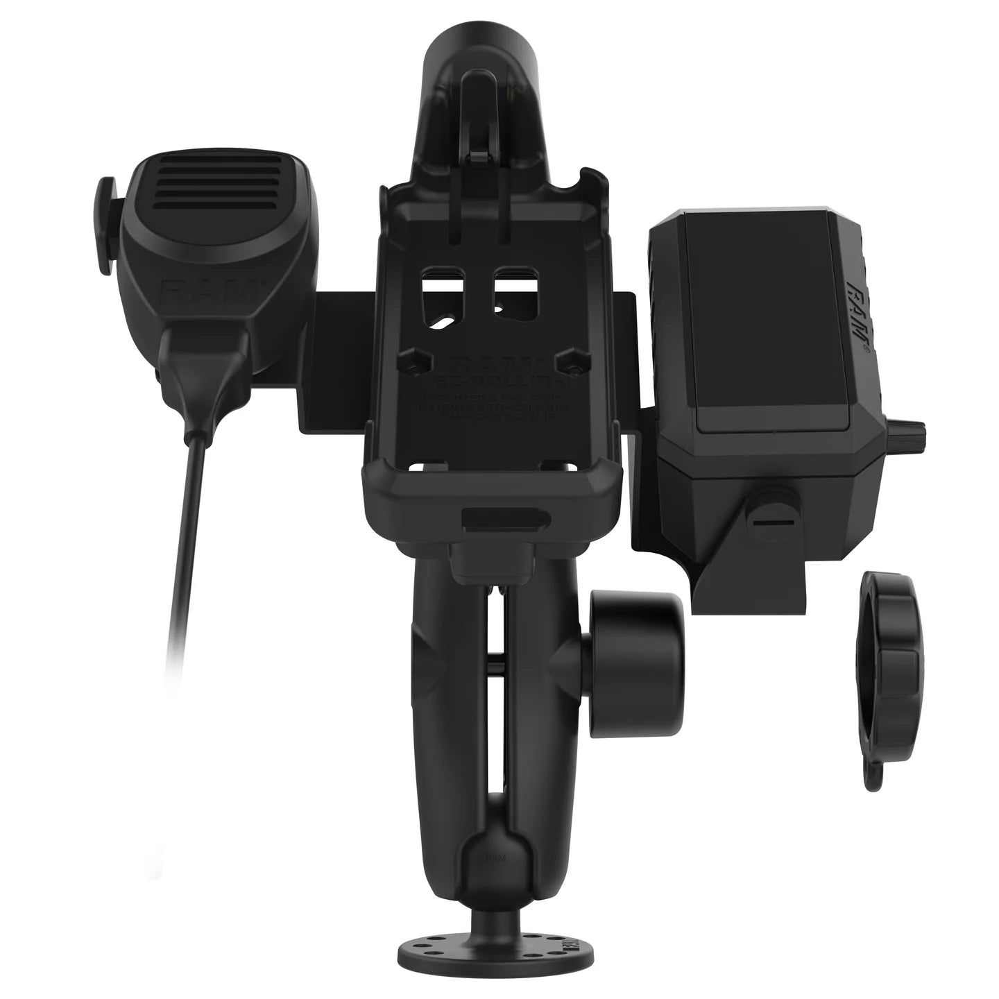 RAM® Double Ball Mount for Sonim XP5plus with Speaker & Hardwire Bundle - RAM-138-S-SNM3PL-V7B1U