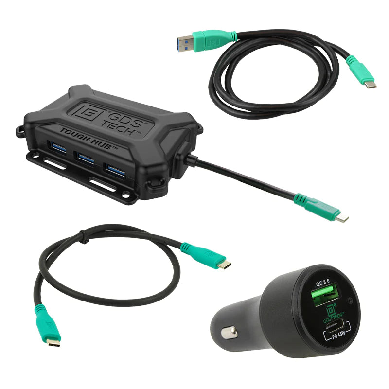 GDS® Ecosystem™ Vehicle Bundle with Monitor, Keyboard & Phone Mount - RAM-VB-196-GDS-ECO1