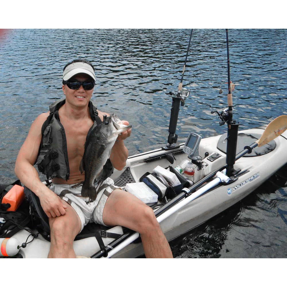 RAM® Tube™ Rod Holder with Round Plate for Salt Water Use - RAP-119SW