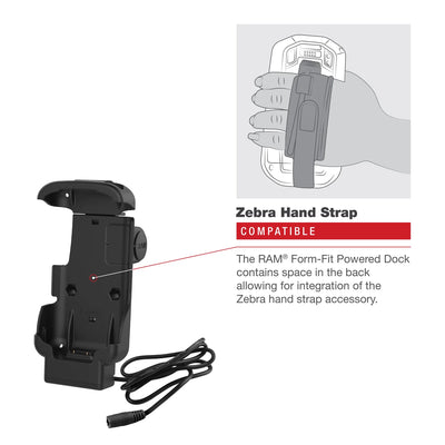 RAM® Form-Fit Powered Dock for Zebra TC73 & TC78 - RAM-HOL-ZE17-1U