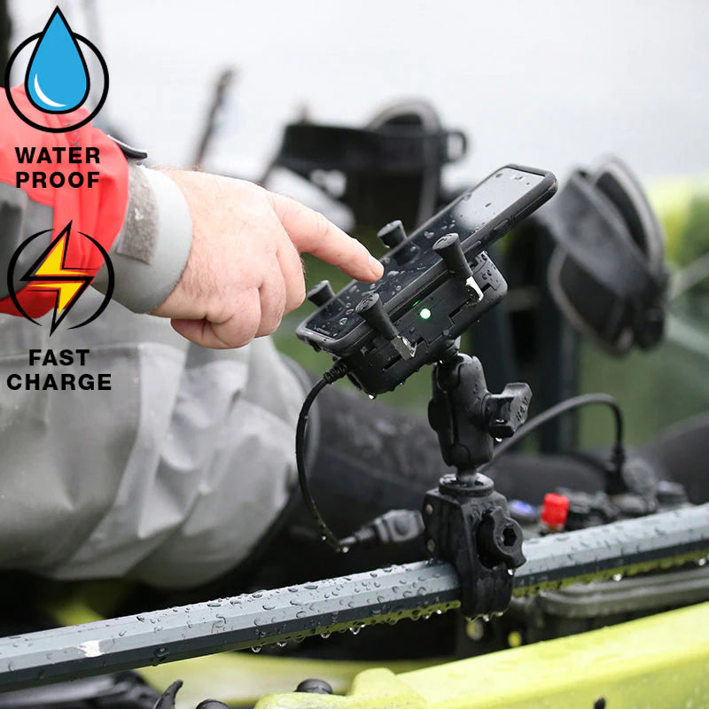 RAM® Tough-Charge™ with X-Grip® 15W Waterproof Wireless Charging Holder - RAM-HOL-UN12WB-1