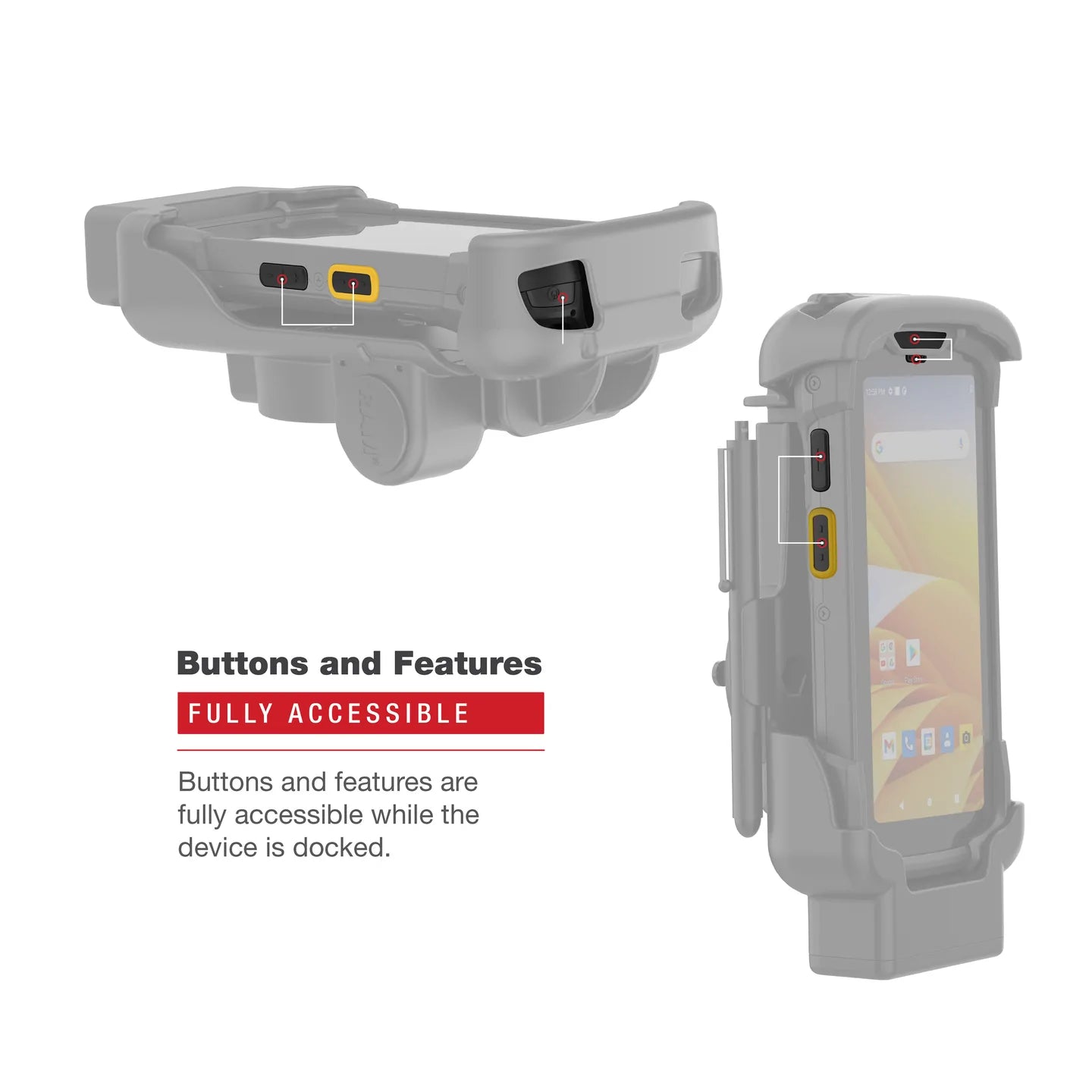 RAM® Form-Fit Holder for Zebra TC73 & TC78 - RAM-HOL-ZE17-NP-1U