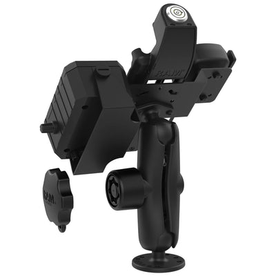 RAM® Double Ball Mount for Sonim XP5plus with Speaker & Hardwire Bundle - RAM-138-S-SNM3PL-V7B1U