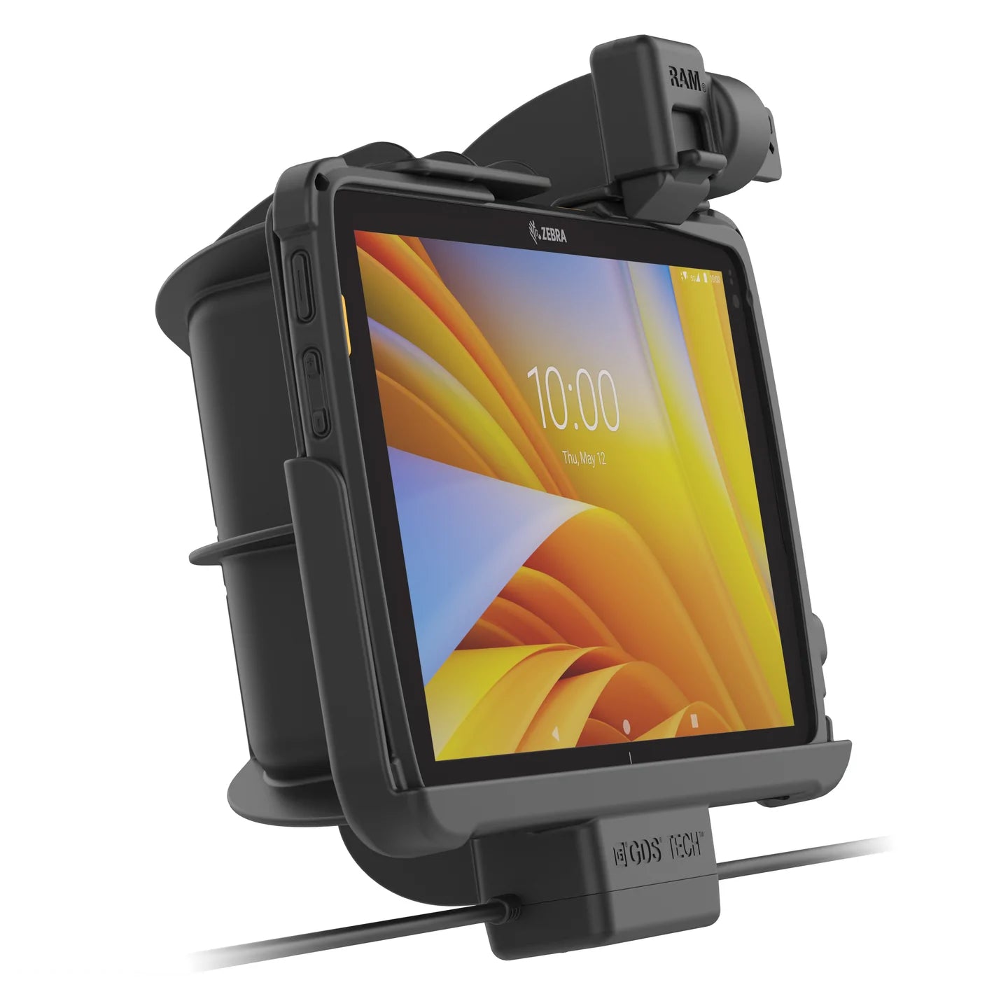 Locking GDS® Power + Data Dock for Zebra ET4x 10" with IntelliSkin® - RAM-GDS-DOCKL-ZE21PDU