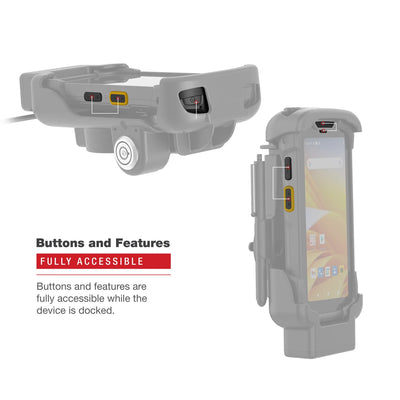 RAM® Key-Locking Form-Fit Powered Dock for Zebra TC73 & TC78 - RAM-HOL-ZE17L-1U