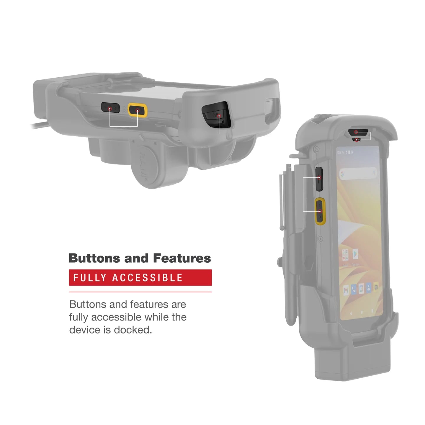 RAM® Form-Fit Powered Dock for Zebra TC73 & TC78 - RAM-HOL-ZE17-1U